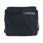 PRADA Shoulder Bag Nylon, Leather Black SilverMetal Shoulder Bag pochette Test Triangle With logo Women Used Authentic