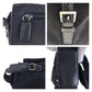 PRADA Shoulder Bag Nylon, Leather Black SilverMetal Shoulder Bag pochette Test Triangle With logo Women Used Authentic