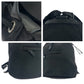 PRADA Backpack 1BZ032 Nylon Black Silver Metal Backpack Backpack Test Triangle With logo Women Used Authentic