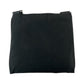 PRADA Shoulder Bag Nylon Black SilverMetal Test Triangle With logo Women Used Authentic