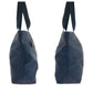 PRADA Tote Bag Nylon Navy SilverMetal Tote Bag Shoulder Bag Test Triangle With logo Women Used Authentic