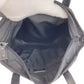 PRADA Tote Bag Nylon, Leather Black SilverMetal Tote Bag Shoulder Bag Test Triangle With logo Women Used Authentic