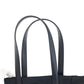 PRADA Tote Bag Nylon, Leather Black SilverMetal Tote Bag handbag Testo Saffiano Triangle With logo Women Used Authentic