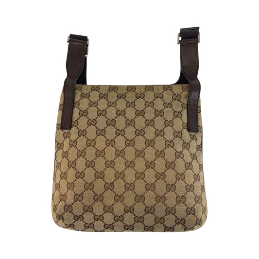 GUCCI Shoulder Bag 122793 GG canvas Beige brown Shoulder Bag pochette Women(Unisex) Used Authentic