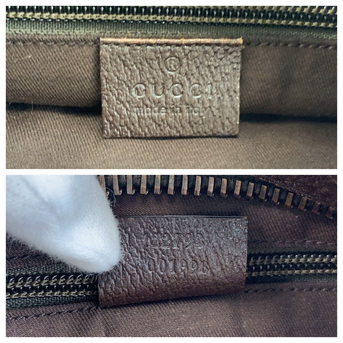 GUCCI Shoulder Bag 122793 GG canvas Beige brown Shoulder Bag pochette Women(Unisex) Used Authentic