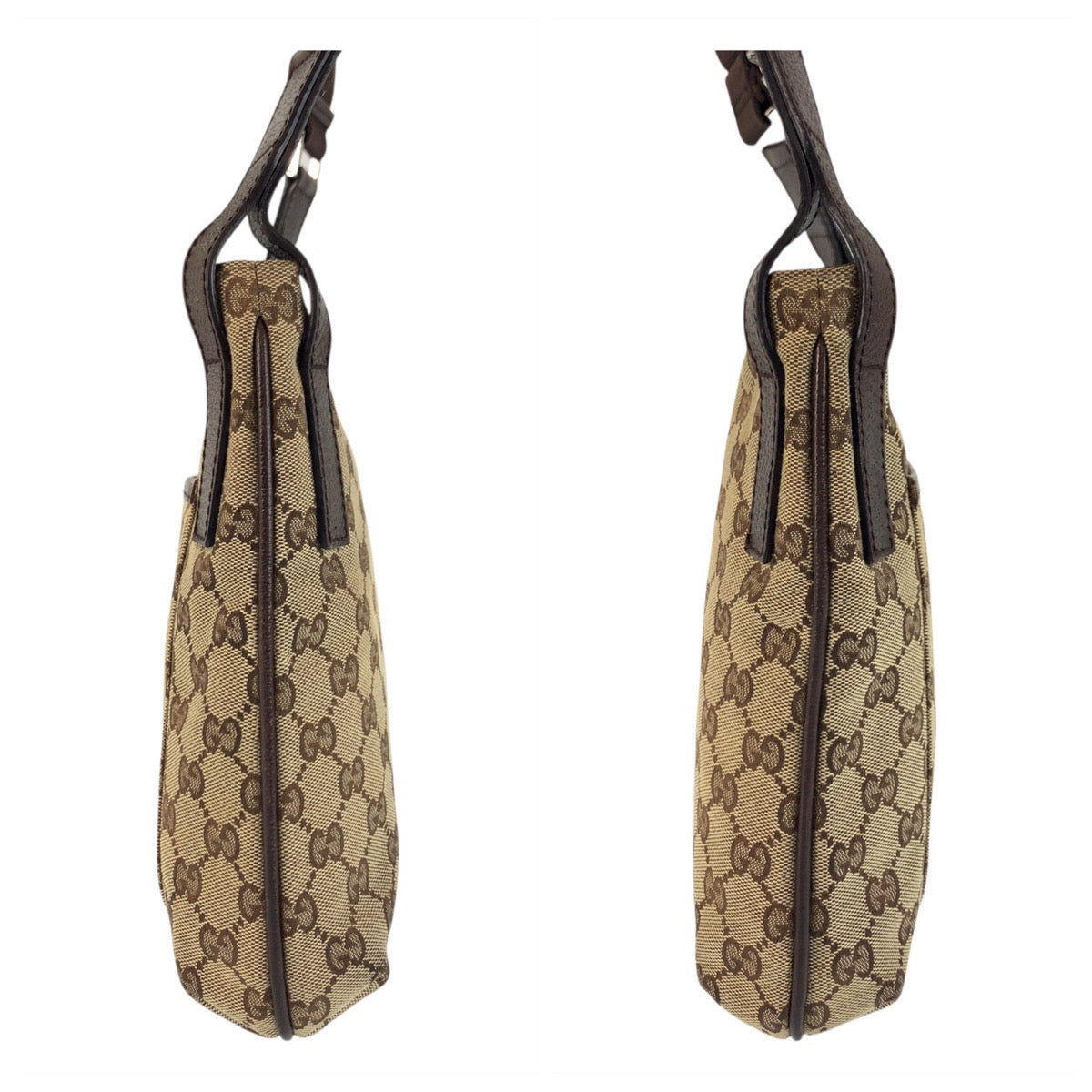 GUCCI Shoulder Bag 122793 GG canvas Beige brown Shoulder Bag pochette Women(Unisex) Used Authentic