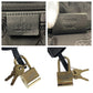 GUCCI Briefcase 201480 leather Black GoldMetal Briefcase Business bag Guccisima mens Used Authentic