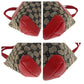 GUCCI Tote Bag 019 0402 GG canvas, leather Red Silver Metal Tote Bag Shoulder Bag Women Used Authentic