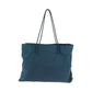 PRADA Tote Bag B7806 Nylon Green SilverMetal Tote Bag Shoulder Bag Tess Triangle With logo Women Used Authentic