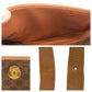 CELINE Shoulder Bag M14 PVC, Leather Brown Gold Metal Shoulder Bag pochette Macadam Women Used Authentic