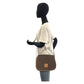 CELINE Shoulder Bag M14 PVC, Leather Brown Gold Metal Shoulder Bag pochette Macadam Women Used Authentic