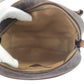 CELINE Shoulder Bag PVC Brown Gold Metal Shoulder Bag pochette Macadam Women Used Authentic