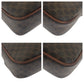 CELINE Shoulder Bag PVC Brown Gold Metal Shoulder Bag pochette Macadam Women Used Authentic
