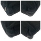 PRADA Tote Bag Nylon Black SilverMetal Tote Bag handbag Test Triangle With logo Women Used Authentic