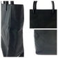 PRADA Tote Bag Nylon Black SilverMetal Tote Bag handbag Test Triangle With logo Women Used Authentic