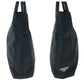 PRADA Tote Bag Nylon Black SilverMetal Tote Bag handbag Test Triangle With logo Women Used Authentic