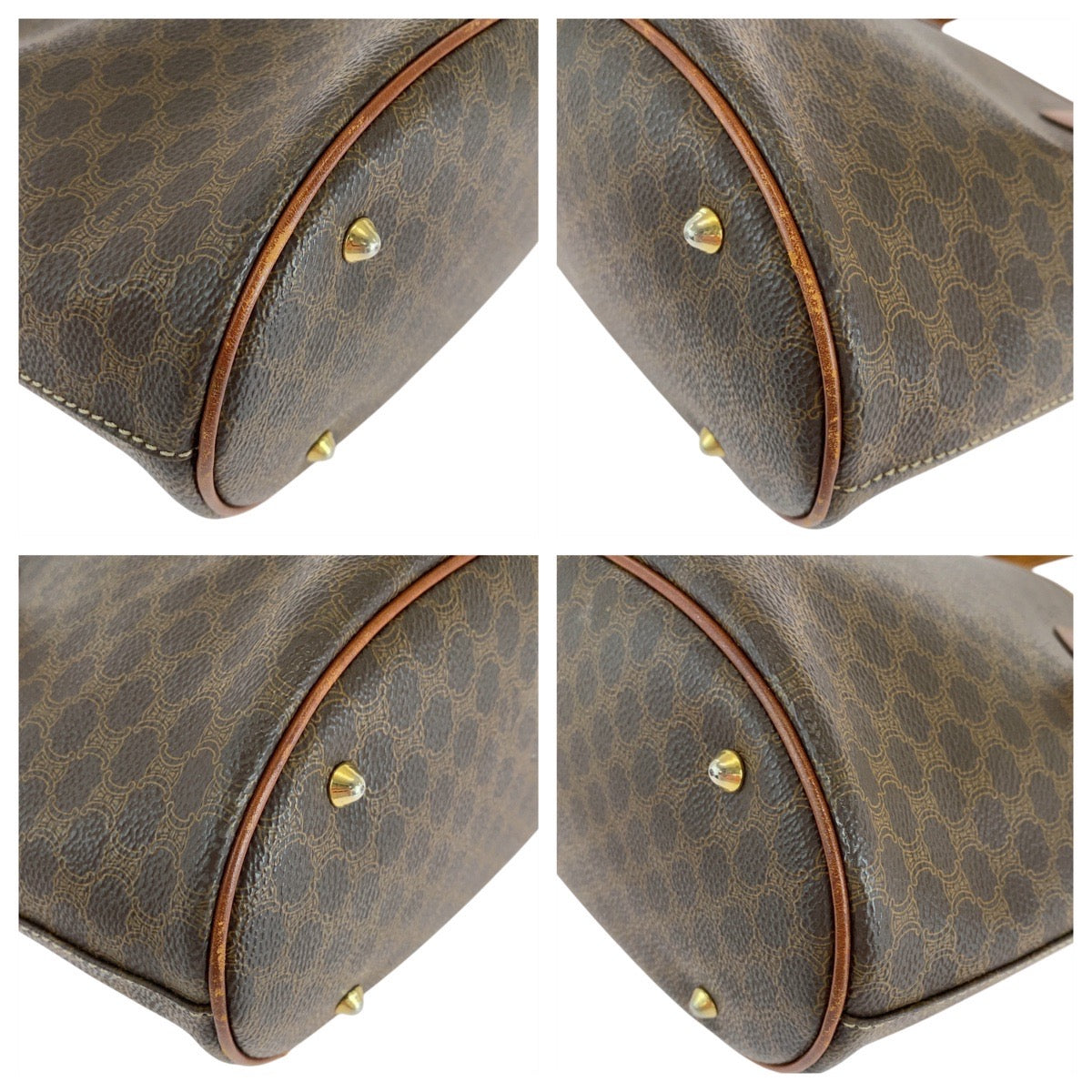 CELINE Tote Bag MC97/2 PVC Brown Macadam