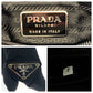 PRADA Tote Bag B8489 Nylon Black SilverMetal Tote Bag handbag Test Triangle With logo Women Used Authentic