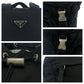 PRADA Backpack VZ135973 Nylon Black Silver Metal Backpack Backpack Test Triangle With logo mens Used Authentic