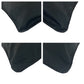 PRADA Shoulder Bag Nylon Black SilverMetal Shoulder Bag pochette Test Triangle With logo mens Used Authentic