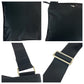 PRADA Shoulder Bag Nylon Black SilverMetal Shoulder Bag pochette Test Triangle With logo mens Used Authentic