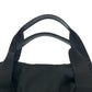 PRADA Boston Duffel bag Nylon Black SilverMetal Boston Duffel bag unisex Test Triangle With logo mens Used Authentic