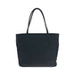PRADA Handbag Nylon Black SilverMetal Handbag Shoulder Bag Test Triangle With logo Women Used Authentic