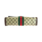 GUCCI Clutch bag GG Supreme Canvas Beige Brown Gold Metal Clutch bag business bag Gucci Perfume Sherry Line Women Used Authentic