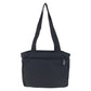 PRADA Tote Bag Nylon Black SilverMetal Tote Bag Shoulder Bag Test Triangle With logo Women Used Authentic