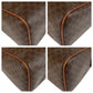 CELINE Handbag M94 PVC, Leather Brown Gold Metal Handbag Boston Duffel bag Macadam Women Used Authentic