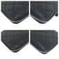 CHANEL Long Wallet Purse lambskin Black Silver Metal Long Wallet Purse Zip Around Matrasse COCO Mark Women Used Authentic