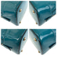 GUCCI Handbag 309617 enamel Green GoldMetal Handbag Shoulder Bag 2way Micro Guccisima Women Used Authentic