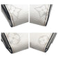LOUIS VUITTON Tri-fold wallet M30899 PVC Optic White SilverMetal Wallet Taiga rama Discovery compact wallet Women Used Authentic