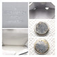 LOUIS VUITTON Tri-fold wallet M30899 PVC Optic White SilverMetal Wallet Taiga rama Discovery compact wallet Women Used Authentic