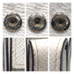 LOUIS VUITTON Tri-fold wallet M30899 PVC Optic White SilverMetal Wallet Taiga rama Discovery compact wallet Women Used Authentic