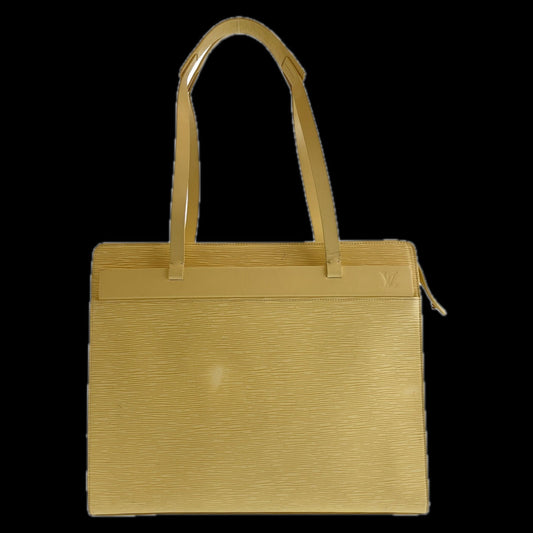 LOUIS VUITTON Tote Bag M5250A Epi Leather Vanilla Yellow Gold Metal Epi Croisette GM