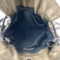 LOEWE Shoulder Bag leather Brown Silver Metal Shoulder Bag Crossbody Pochette Flamenco Anag Lamb Women Used Authentic