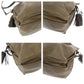 LOEWE Shoulder Bag leather Brown Silver Metal Shoulder Bag Crossbody Pochette Flamenco Anag Lamb Women Used Authentic