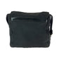 PRADA Shoulder Bag BT8994 Nylon Black SilverMetal Shoulder Bag pochette Test Triangle With logo mens Used Authentic