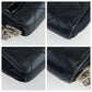 CHANEL Long Wallet Purse lambskin Black SilverMetal Cambon line COCO Mark