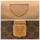 CELINE Shoulder Bag PVC, Leather Brown Crossbody Mini Shoulder Bag Pochette Macadam Women Used Authentic