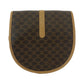 CELINE Shoulder Bag PVC, Leather Brown Crossbody Mini Shoulder Bag Pochette Macadam Women Used Authentic