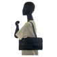 BURBERRY Shoulder Bag enamel black Shoulder Bag Check Pattern Embossed Women Used Authentic