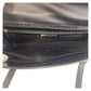 BURBERRY Shoulder Bag enamel black Shoulder Bag Check Pattern Embossed Women Used Authentic