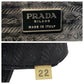 PRADA Shoulder Bag Leather, Plastic black Shoulder Bag Women Used Authentic