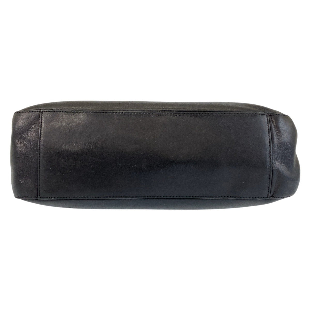 PRADA Shoulder Bag Leather, Plastic black Shoulder Bag Women Used Authentic