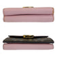 FENDI Tri-fold wallet leather Brown Folding wallet Compact wallet ZUCCA F IS FENDI Women Used Authentic