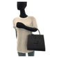 LOEWE Handbag leather Navy Handbag Barcelona Women Used Authentic