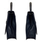 LOEWE Handbag leather Navy Handbag Barcelona Women Used Authentic