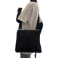 PRADA Shoulder Bag Nylon Black SilverMetal Shoulder Bag Crossbody Test Triangle With logo mens Used Authentic